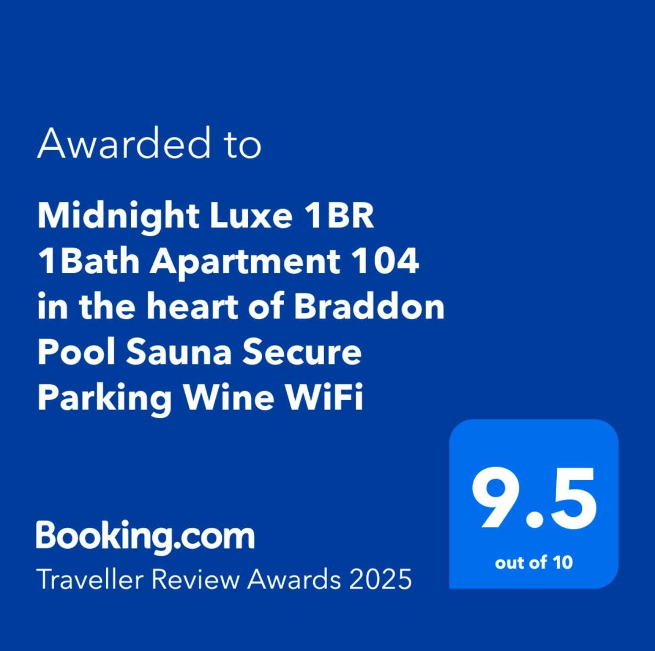 Midnight Luxe 1Br 1Bath Apartment 104 In The Heart Of Braddon Pool Sauna Secure Parking Wine Wifi Camberra Exterior foto